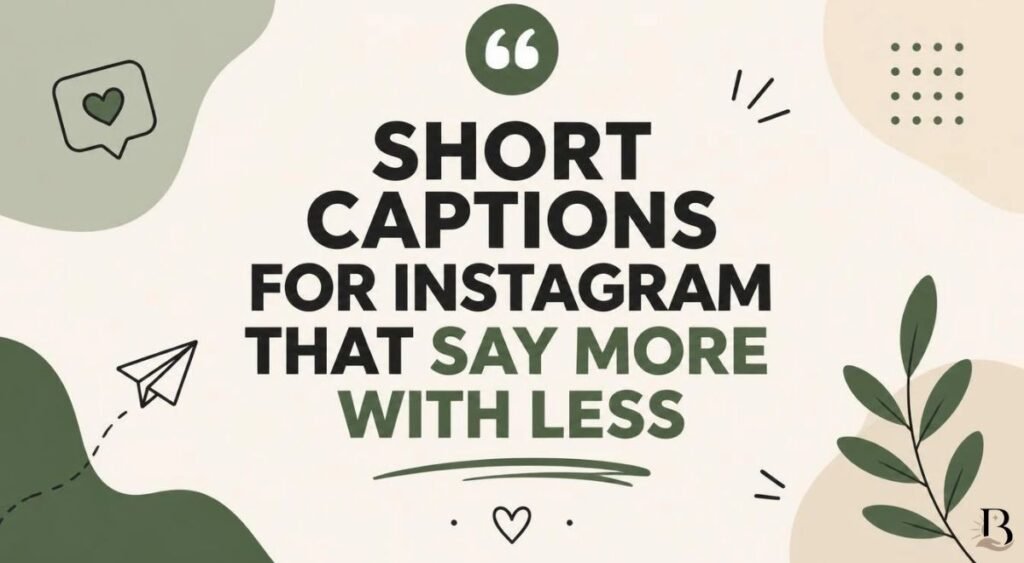 Short Captions for Instagram That Say More With Less