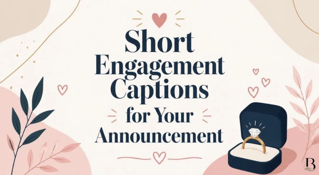 Short Engagement Captions for Your Announcement