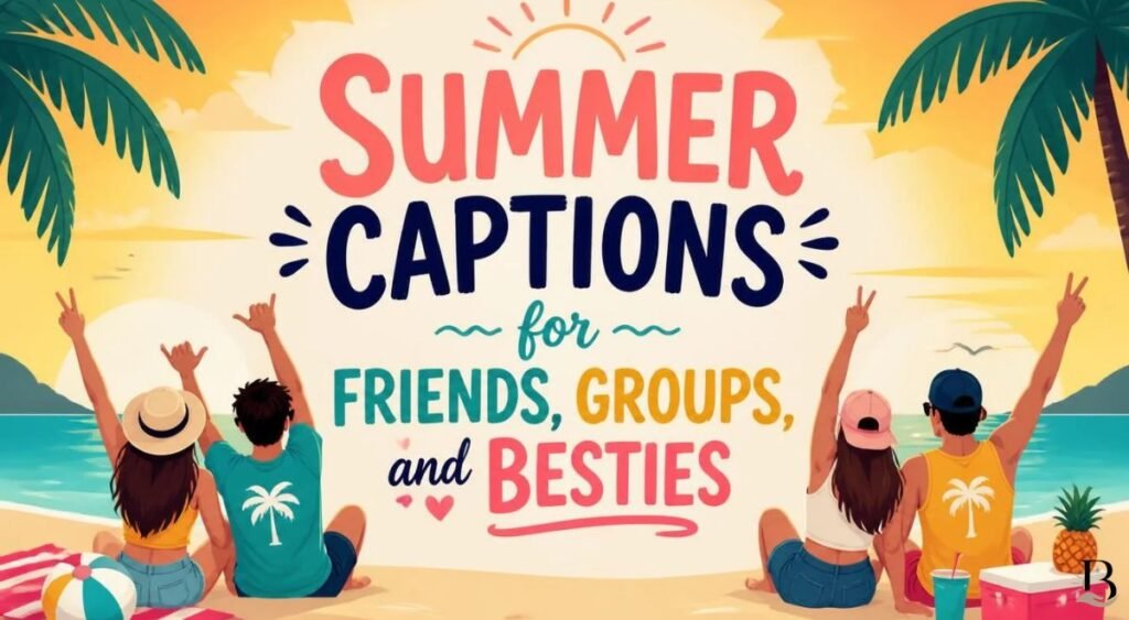 Summer Captions for Friends, Groups, and Besties