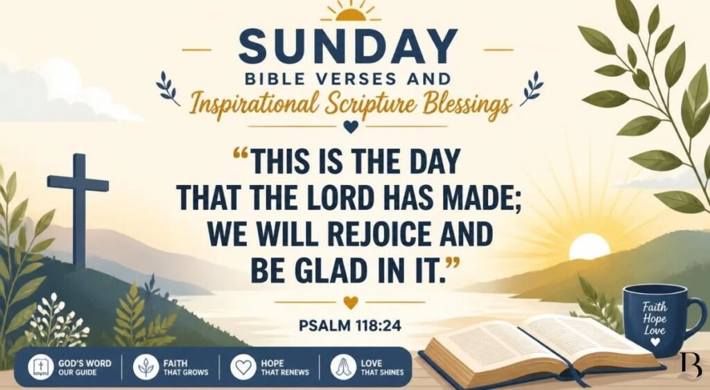 Sunday Bible Verses and Inspirational Scripture Blessings