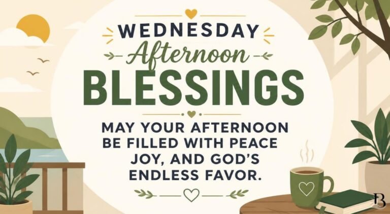 Wednesday Afternoon Blessings